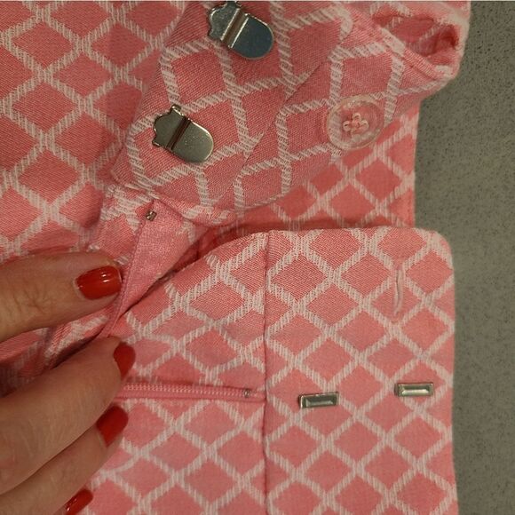 Ann Taylor Pink Patterned Shorts - Picture 4 of 6